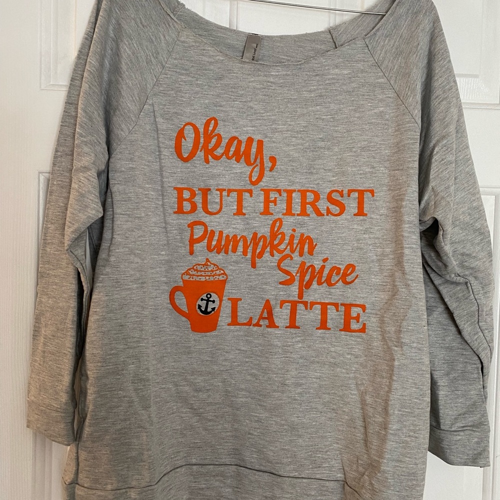Pumpkin spice latte sweater